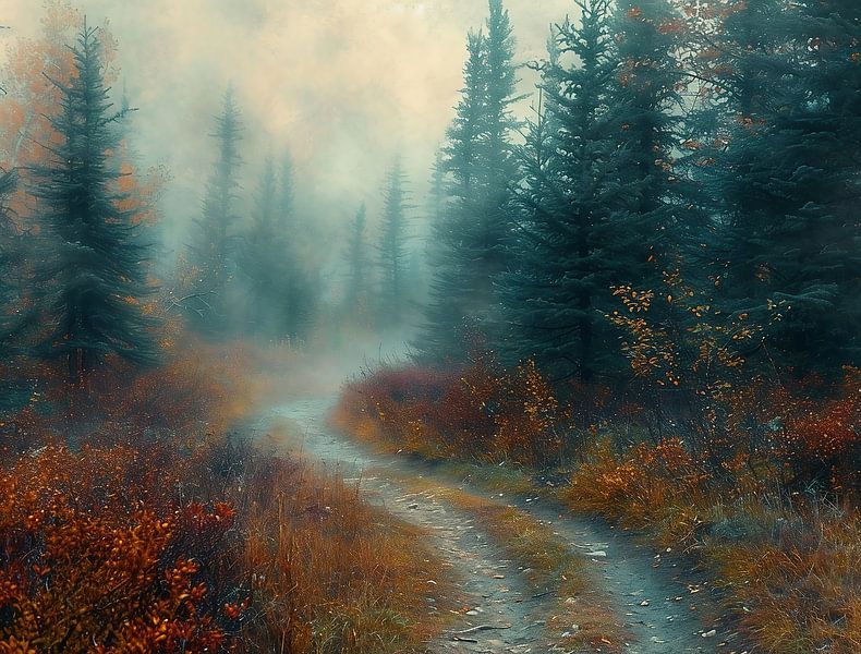 Herbstwanderung von fernlichtsicht