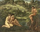 De tuin van Pan, Edward Burne-Jones van Meesterlijcke Meesters thumbnail