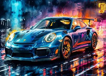 Porsche 911 GT3 RS Maritime Blue by MIROKKU