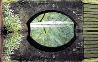 Spiegelende brug.