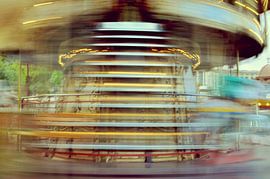 Moving Carousel in Paris near the Eiffel Tower - Urban Photography