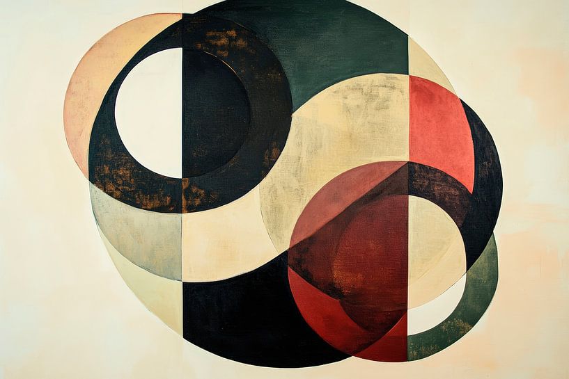 Geometrische Farbenwelten – Abstrakt harmonie von Poster Art Shop