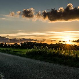 Sunset over the Wieden by Robert Snoek