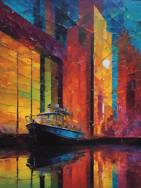 At the port by Jolique Arte