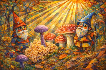 Gnomes in the Enchanted Forest