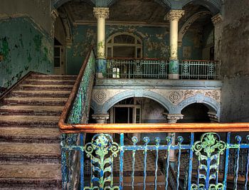 The stairs to the top