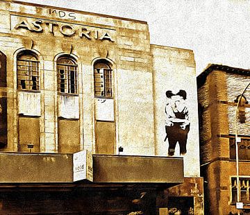 The Astoria with Brighton Banksy Copy van Dorothy Berry-Lound