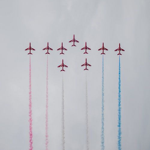 Airshow 2 (Red Arrows) by John Ouwens