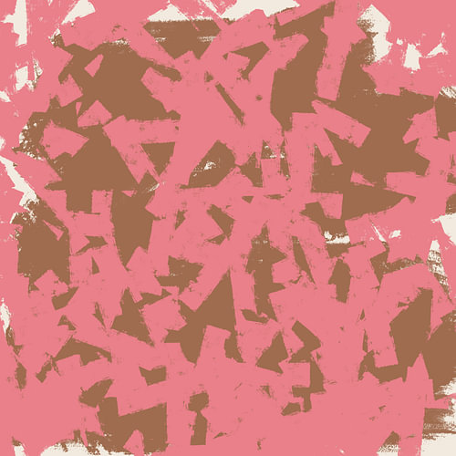 Motif abstrait rose sur Art minimaliste abstrait