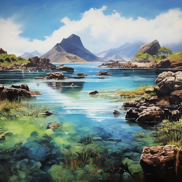 Vues de l'Équateur par Peinture Abstraite