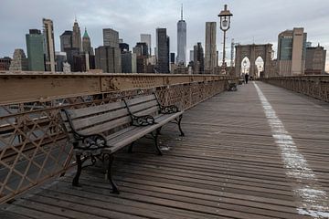 Brooklyn Bridge, New York van Gerben van Buiten