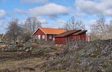 Zweeds huis in Stensjö van Geertjan Plooijer