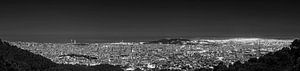 Barcelona Panorama bei Nacht