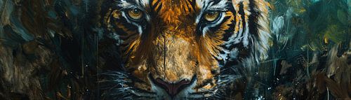 Peinture du tigre moderne