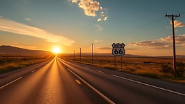 Retro-Highway-Magie von Jean Pierre