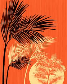 Palms at sunset by Cats & Dotz