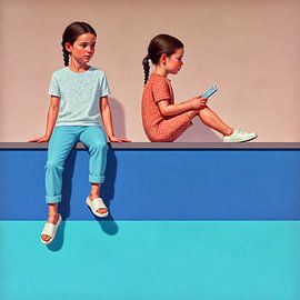 Serene Childhood Harmony by Jan Keteleer