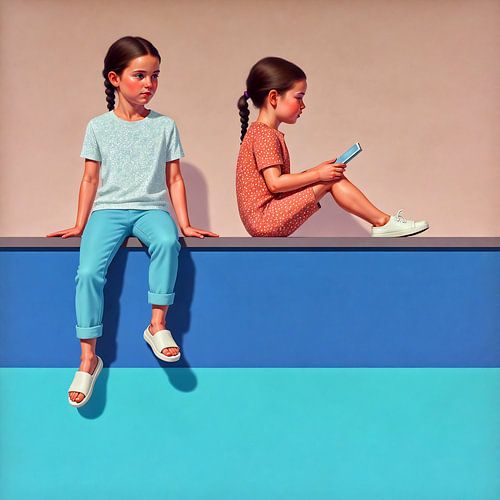 Serene harmonie in de kindertijd