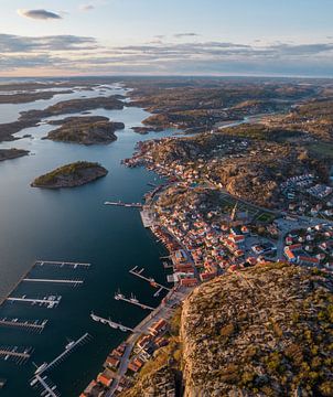 De kustlijn van Fjällbacka in Zweden