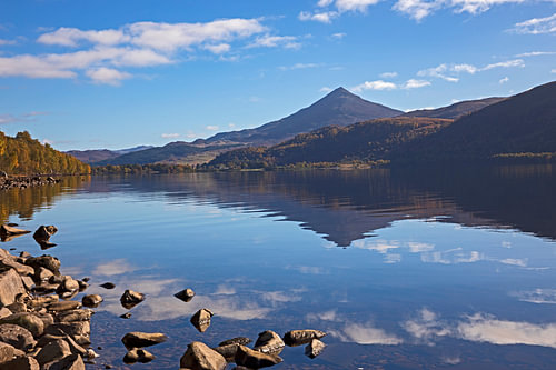 Loch Rannoch met de berg Schiehallion op de achtergrond, Breadalba
