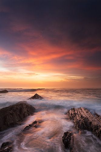 Sonnenuntergangswellen