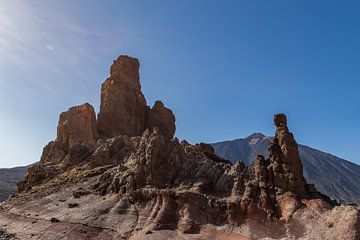 Rock formation on the Teide Plateau by Dennis Eckert
