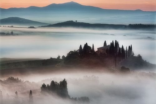 Mistig Toscane - Italie