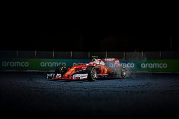 Kimi Räikkönen - Ferrari SF16-H 2016 sur Kevin Baarda