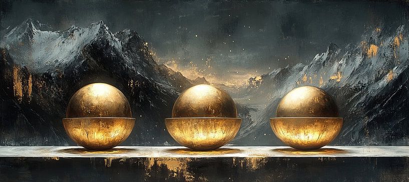 Goldene Kunst | Golden Globes von Kunst Laune