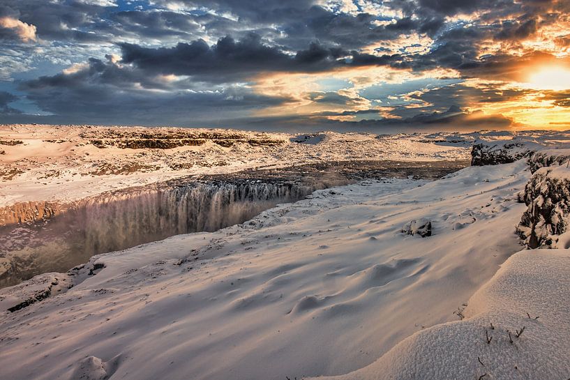 The sellfoss in the snow by peterheinspictures