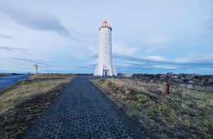 Island (Alter Akranes-Leuchtturm) von Marcel Kerdijk