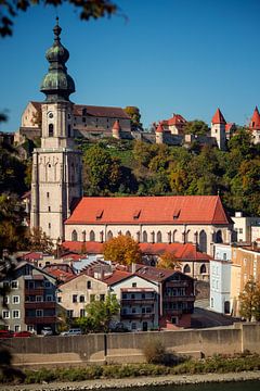 Burghausen an der Salzach von altmodern