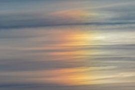 Zonsondergang maakt een kleurenpallet. van Luchtvaart / Aviation