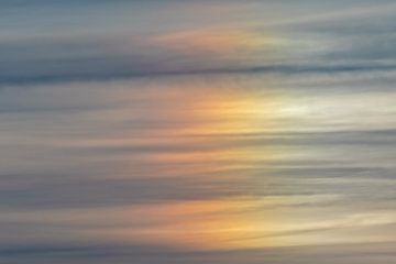 Zonsondergang maakt een kleurenpallet.