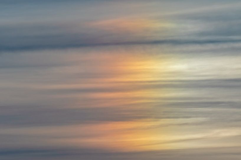 Der Sonnenuntergang bildet eine Farbpalette. von Luchtvaart / Aviation