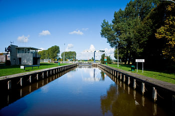 De sluizen van het Reitdiep