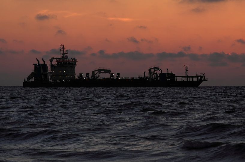Ship on the north sea by MSP Canvas
