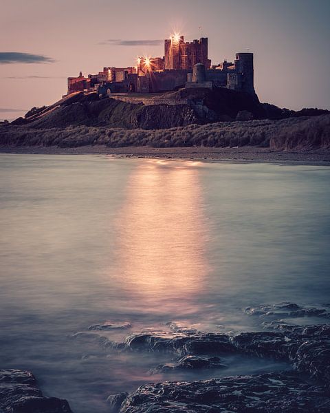 Sunrise at Bamburgh Castle by Henk Meijer Photography