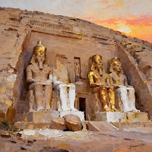 Zwei Tempel von Ramses II. in Abu Simbel, Ägypten