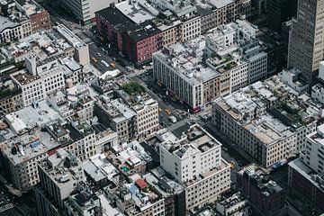 Manhattan in NYC vanaf boven van Thea.Photo