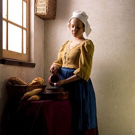 Vermeer: The Milkmaid by Ton de Zwart