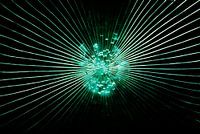 Gebarsten glas (groen)