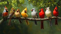 Groep vogels van But First Framing thumbnail