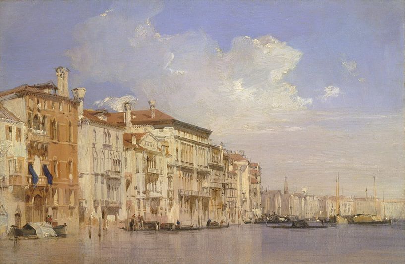 Groot Kanaal, Venetië, Richard Parkes Bonington, Richard Parkes Bonington van Meesterlijcke Meesters