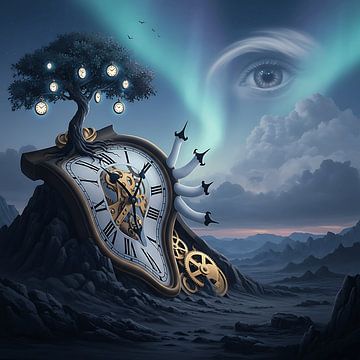 Traumlandschaft jenseits der Realität von Aden Pink Galerry