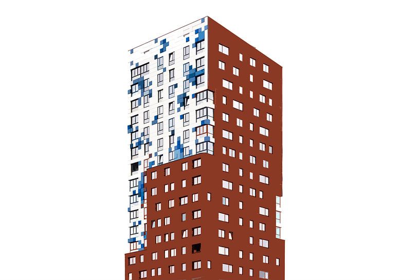 Cut-out foto van Nimbus gebouw in Nijmegen von Maerten Prins