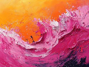 Vagues roses
