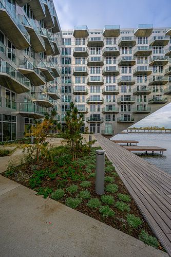 Sluishuis op IJburg in Amsterdam