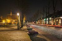 Markt Eersel bij nacht