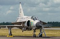 Saab Viggen of the Swedish Air Force Historic Flight. by Jaap van den Berg thumbnail
